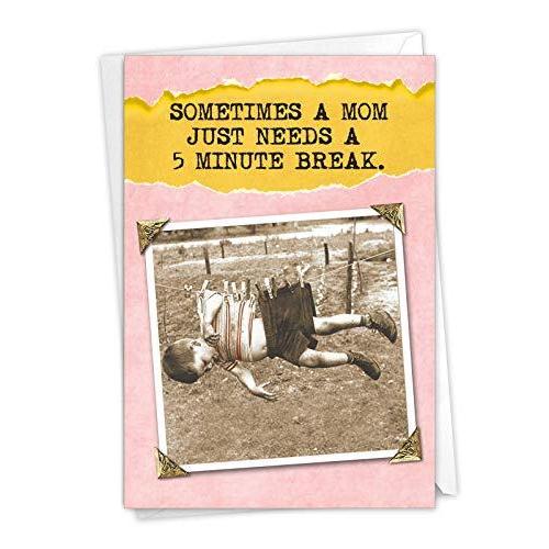 母の日 5?Minute Break母の日ユーモアGreeting Card 1 Mother&apos;s ...