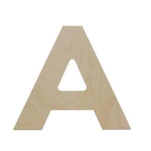 Woodpeckers 木製文字 - A - 未完成 8 x 9インチ 装飾クラフトモノグラム ウェディングパーティーやホームデコレーシ｜kurichan-shop