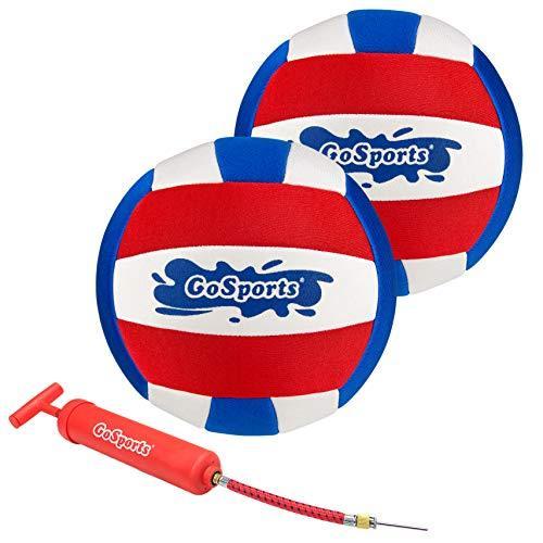 GoSports Pro ネオプレン プールバレーボール - 2パック 防水バレーボール ボールポン...