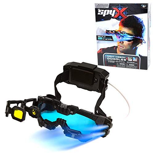 SpyX / ナイト ミッション ゴーグル - スパイ キッズ ゴーグル おもちゃ + LED ライ...