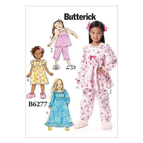 Butterick Patterns B6277 Children&apos;s/Girls&apos; Top Dre...