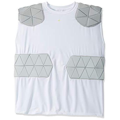 Medium  White - CHAMPRO Adult Dri-Gear Padded Shir...