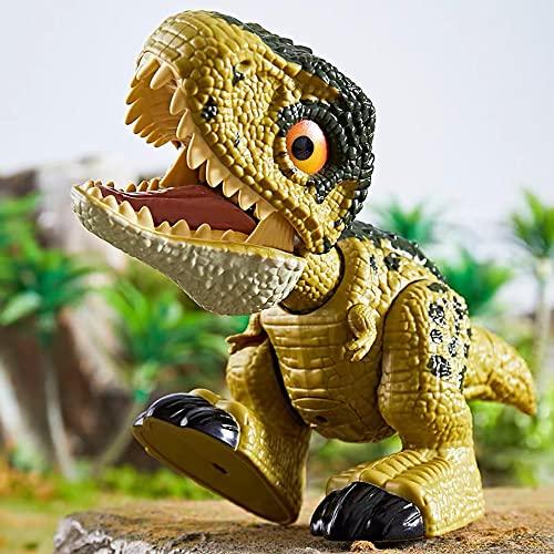 子供のためのジュラ紀の恐竜Tレックスのおもちゃティラノサウルスインタラクティブな恐竜のアクションフィ...