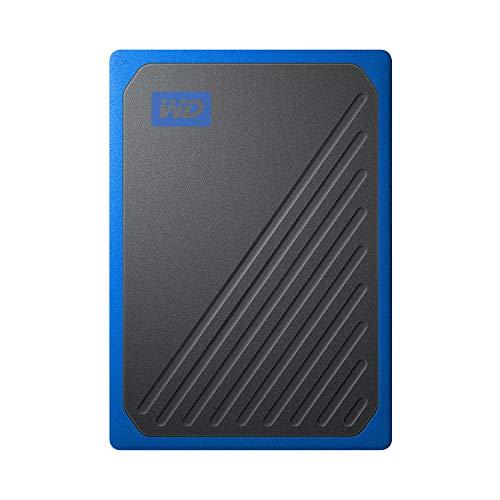 WD ポータブルSSD 500GB USB3.0 ブルー My Passport Go 外付け / ...