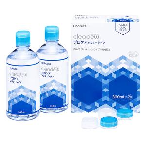 クリアデュー プロケアソリューション 360ml×2本 オフテクス ソフトコンタクトレンズ用 ヒアルロン酸配合