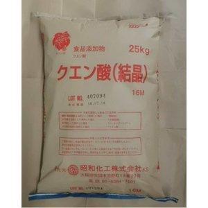 食品添加物　クエン酸１６M　２５ｋｇ　昭和化工品