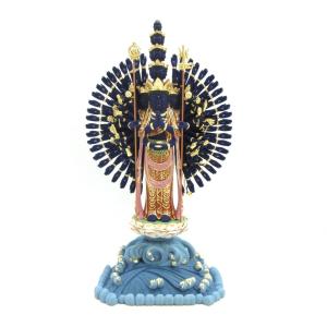 阿弥陀如来 阿弥陀三尊 仏像 截金彩色 木彫り彫刻 仏像販売 勢至菩薩