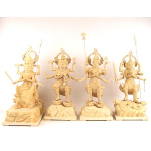 ニコネコ　①大威徳明王② 降三世明王③ 軍荼利明王④大聖不動明王　4セット ニコネコ ①大威徳明王② 降三世明王③ 軍荼利明王④大聖不動明王 4