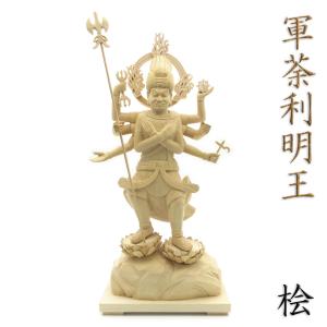 木彫り仏像 桧木韋駄天立像 上彫 総丈20cm : 海宇工芸館 Yahoo!店