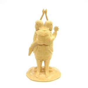 毘沙門天 16cm 木曽桧 木彫り 仏像 日本仏師作品 : 仏像と縁起物の専門