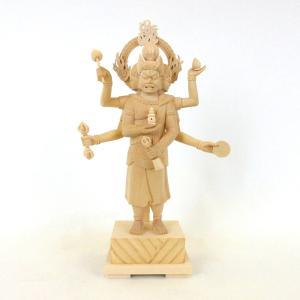 仏像 弥勒菩薩 半跏像 20cm 桧木 : 栗田こだわり仏像専門店 - 通販