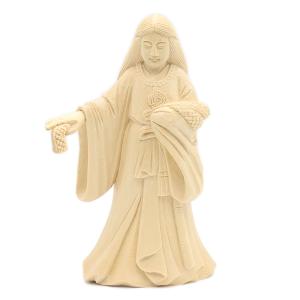 開運招福 木彫り 仏像 柘植一本彫【七福神】 幅約15cm 「七福神