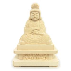 木彫り仏像 七福神之【寿老人】 柘植 金泥付 高さ8.5cm : 海宇工芸館