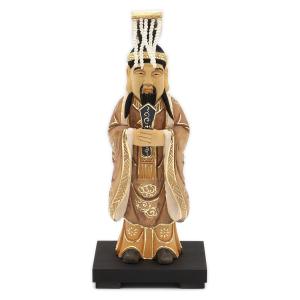 仏像 白衣観音 巻物持ち 身丈6.5寸 総高24cm 桧木彩色 三十三観音