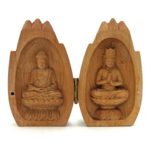 仏像 【弁才天】【弁財天】【弁天】芸術・学問の女神、総檜2.5寸 送料