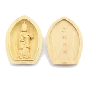 仏像 懐中仏/香合仏 准胝観音 柘植 お守り : 栗田こだわり仏像専門店