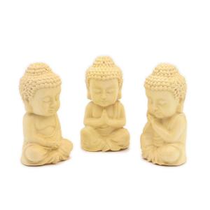 根付，木製 福の神 人形 2体セット 根付(七福神セット)(本黄楊・柘植) | EI-Trade