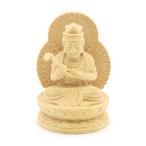 ミニ仏像 釈迦如来 座像 総高5cm 柘植 曹洞宗 臨済宗 天台宗 禅宗 本尊