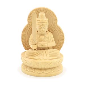 ♥とても古い♥　小さな　陶製　仏像　仏壇　仏具　骨董　古玩 仏像 釈迦如来 座像 総高5cm 柘植 木彫り仏像 木製 仏壇用 ご本尊 ミニ
