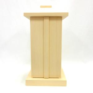 木製仏具/白木厨子(内寸20*20*28cm)桧木・難あり : 栗田こだわり仏像