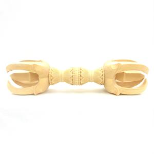 黄銅製仏具 法器 五鈷杵 金剛杵 9cm 金属製 降魔杵 真鍮 密教法具 仏教