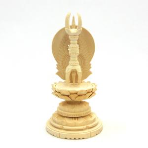 木製仏具 五鈷杵 金剛杵 12cm 桧木 木製五鈷杵 密教法具 仏教グッズ 