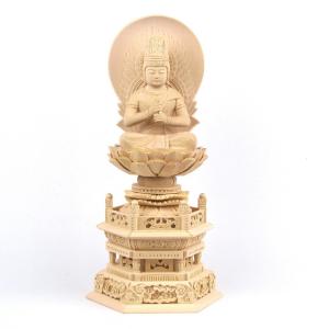 【修縁堂】密教法具 真言宗十二日フルセット 仏像立像 密教法具古美術品 五鈷杵 長さ14.5cm 桧製 木彫り 密教法具 お守り 魔除け 厄除け : 仏像