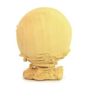 仏像 水月観音 半跏像 10cm 水柘植 木彫...の詳細画像3