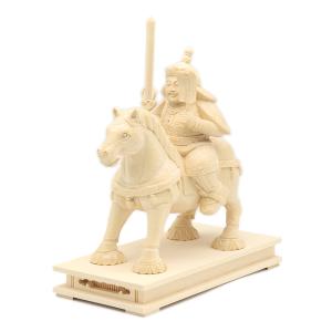 木彫り仏像 【日蓮聖人（日蓮上人）立像】 桧木（ヒノキ） 総丈24.5cm