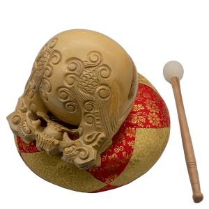 寺院用 本楠杢魚 龍彫 玉斉 口径1尺3寸 39cm : 京都の仏具屋さん 寺院用 本楠杢魚 龍彫 玉斉 口径1尺3寸 39cm : 京都の仏具屋さん