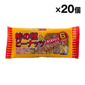 粒あられ&ピーナッツ 6パック 78g ×20袋 ケース売り : クリエイターズ