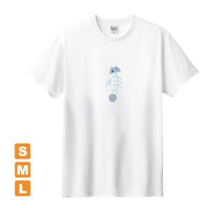 かわいいりんご 白 アトリエmimaRe オリジナルイラストプリント 半袖 T