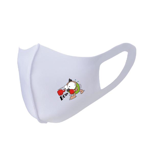 繰り返し使える クリエーターズマスク ユニーク な スポーツキャラクター イラスト プリント ボクシ...