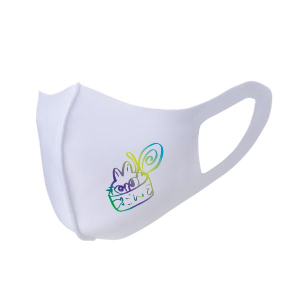 おしゃれマスク ねこ柄 イラストプリント pigorff カンヅメごん 洗える 接触冷感 ウレタンマ...