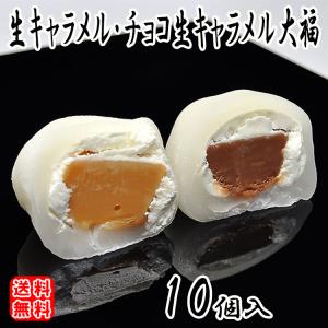 生キャラメル大福 チョコ生キャラメル 10個入 送料無料 2,650円 クリーム大福 大福餅  誕生日祝い お祝い ギフト 内祝い お供え スイーツ お菓子 お取り寄せ｜くり屋南陽軒 ヤフー店