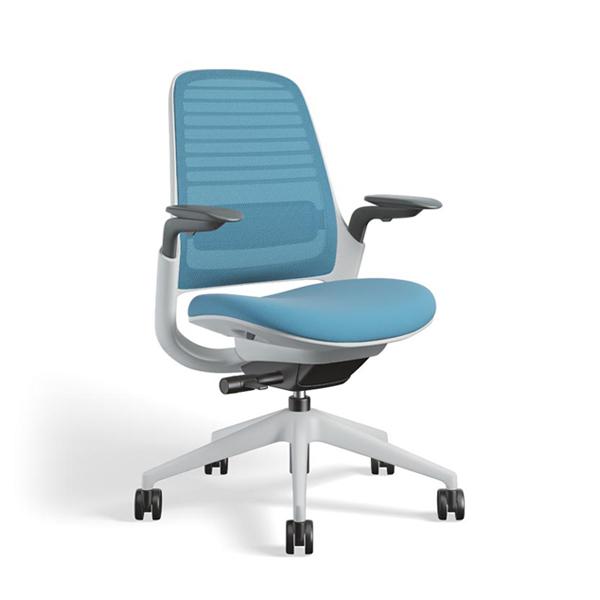 Steelcase Series1 シーガルフレーム 可動アーム・ランバーサポート付き 435A00...