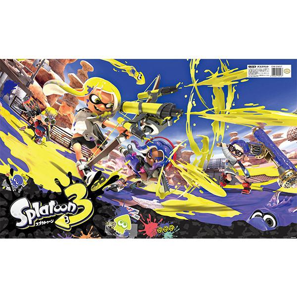 スプラトゥーン3柄 デスクマット [ 巻かずに発送！] DM-24ST くろがね 学習机用 メモが挟...