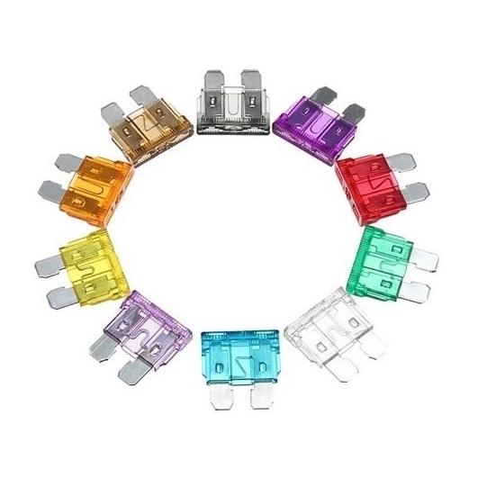 車用ブレード4Aヒューズ！1A2A3A4A5A7.5A10A15A20A25A30A35A40A50...