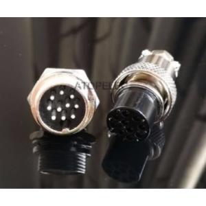 1ペアGX20 20mm 7ピン メタルコネクターオスプラグ＋メスプラグ＋