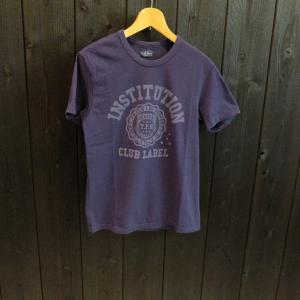 THE FLAT HEAD Club Label　半袖Tシャツ（ブルー）CL-TS005｜kurokawa96