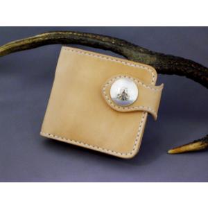 黒革レザークラフト ハーフウォレット HW-I : 黒革レザークラフト