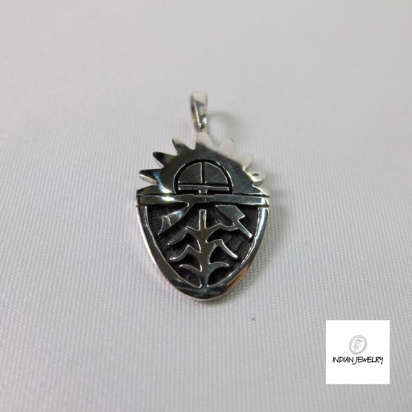 インディアンジュエリー ペンダントトップ ホピ族 Willis Humeyestewa (ウィリスフ...