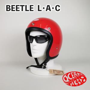 オーシャンビートル ヘルメット BEETLE MTX MOTO STYLE HELMET レッド