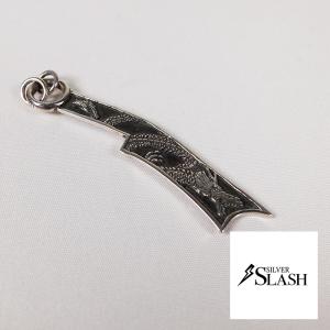 SLASH/スラッシュ/スカルクロス/十字架/骸骨/シルバー/ペンダント