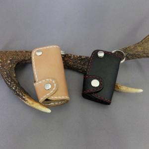 黒革レザークラフト キーケース KE-I : 黒革レザークラフト - 通販