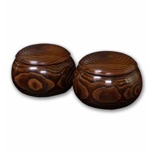 栗製碁笥 特大/適合碁石:30〜35号位の商品画像