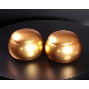 金箔(24k/1号箔)仕上碁笥 特大/適合碁石:...の商品画像