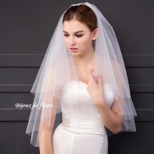 ウェディングベール ショート丈 人気 ブライダルベール