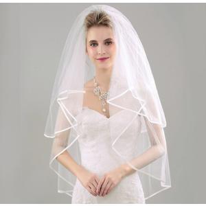 ウェディングベール ミドル ボリューム オフホワイト