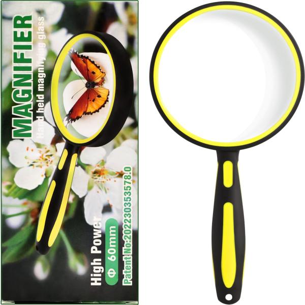 PURAIMA虫眼鏡 拡大鏡 ルーペ 携帯用 ルーペ 拡大鏡 ルーペ ルーペメガネ ルーペ 10倍 ...